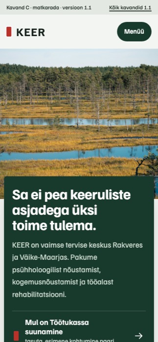 Kavand C telefonis